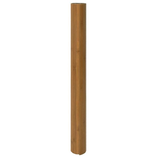 vidaXL Tapete retangular 70x100 cm bambu castanho