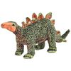vidaXL Brinquedo de montar estegossauro peluche verde e laranja XXL