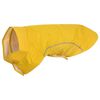 vidaXL Capa de chuva para c&atilde;es com tiras reflectoras amarelo M