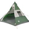 vidaXL Tenda de campismo tipi para 7 pessoas imperme&aacute;vel verde