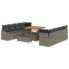 vidaXL Conjunto de Sof&aacute; de Jardim 11 unid. 10-N&uacute;mero de lugares