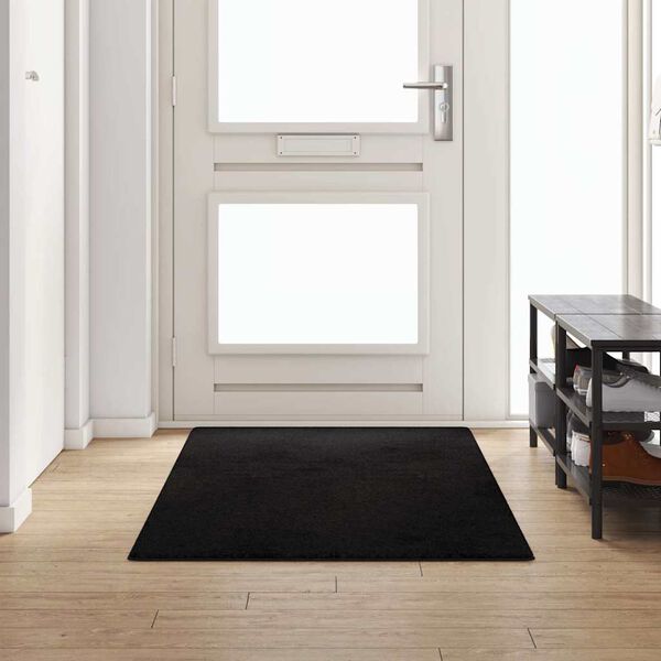 vidaXL Runner de Carpete Preto 100 x 250 cm 100% Polipropileno Tuft