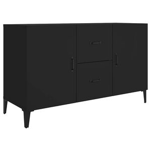 vidaXL Aparador 100x36x60 cm derivados de madeira preto