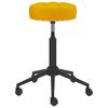 vidaXL Cadeiras de jantar girat&oacute;rias 2 pcs veludo amarelo mostarda
