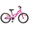 vidaXL Bicicleta Infantil 18 Polegadas para 5-7 anos Rosa Escuro