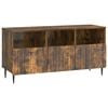 vidaXL Gabinete para TV com gaveta Carvalho Fumado 102 x 34,5 x 50 cm