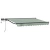 vidaXL Estrutura de Toldo Manual com LEDs 3,5 x 2,5 m
