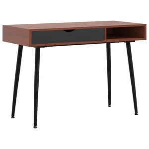 vidaXL Secret&aacute;ria c/ gaveta 110x50x75 cm derivados de madeira castanho