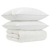 vidaXL Conjunto de Edred&atilde;o 90% Penas de Ganso FULDA 3 unid. Inverno