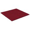 vidaXL Painel parede 12 pcs 30x30 cm veludo 1,08 m&sup2; vermelho tinto