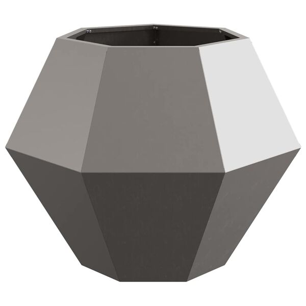 vidaXL Floreira Ferro Enferrujado 75 x 75 x 60 cm