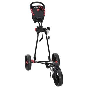 vidaXL Carrinho de Golfe Preto Ferro Dobr&aacute;vel