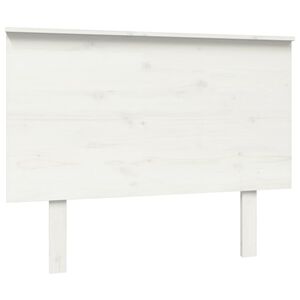 vidaXL Cabeceira de cama 104x6x82,5 cm pinho maci&ccedil;o branco