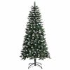 vidaXL &Aacute;rvore de Natal Artificial Verde 120 cm PVC, Pl&aacute;stico e A&ccedil;o