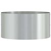 vidaXL Anel de Vaso 5 pcs Prateado 40 x 40 x 20 cm A&ccedil;o Galvanizado