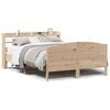 vidaXL Cama sem colch&atilde;o 135x190 cm madeira de pinho maci&ccedil;a