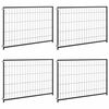 vidaXL Gaiola para Animais sem Porta Preto 300 x 100 x 70 cm A&ccedil;o