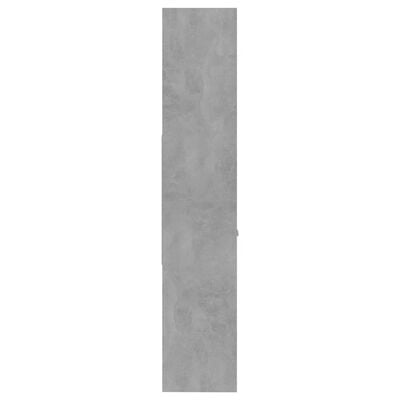 vidaXL Estante 60x35x180 cm contraplacado cinzento cimento