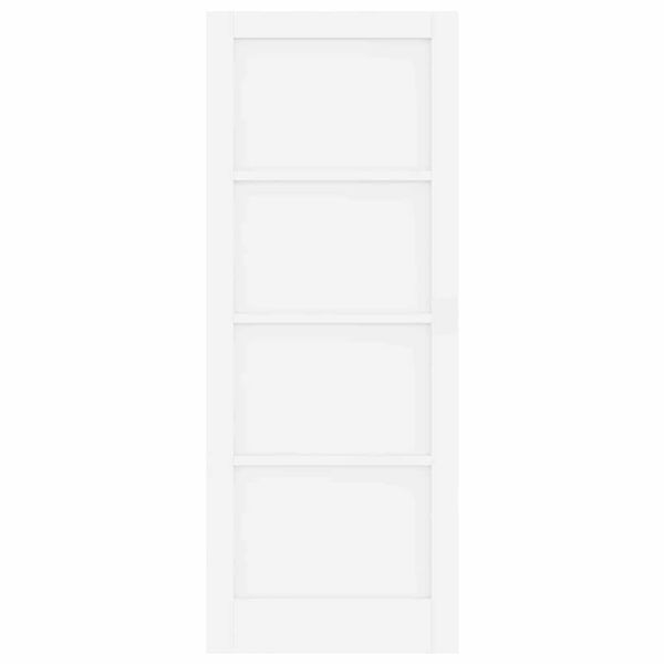 vidaXL Porta Interna ORKDAL Branco 83 x 211 cm Contraplacado