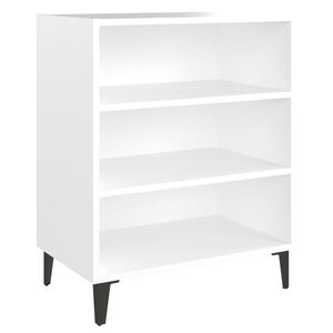 vidaXL Aparador 57x35x70 cm contraplacado branco