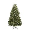 vidaXL &Aacute;rvore de Natal Artificial Verde 240 cm PVC e Metal