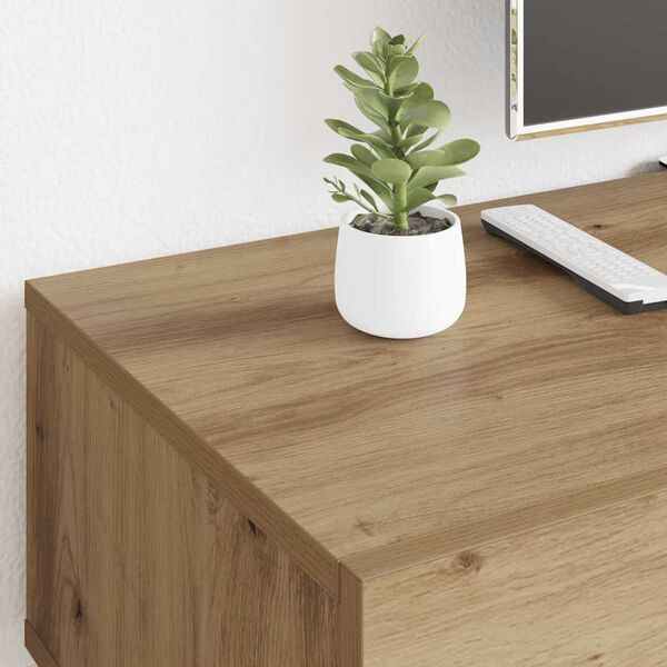 vidaXL Gabinete para TV com gaveta carvalho artisiano 150 x 36 x 30 cm