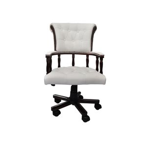 vidaXL Cadeira de escrit&oacute;rio girat&oacute;ria branco