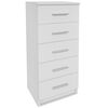 vidaXL M&oacute;vel de gavetas alto em aglomerado 41x35x106 cm branco