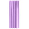 vidaXL Cortinas Blackout com Argolas 2 pcs Roxo 225 x 140 cm Poli&eacute;ster