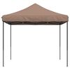 vidaXL Tenda para festas pop-up dobr&aacute;vel 292x292x315 cm castanho