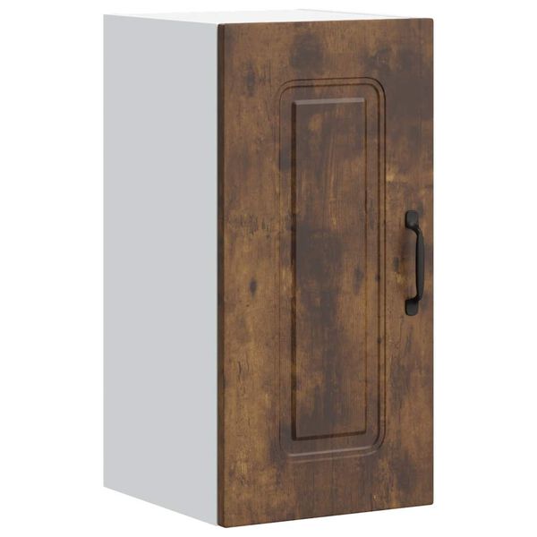 vidaXL Arm&aacute;rio de cozinha Kalmar madeira trabalhada carvalho fumado