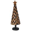 vidaXL &Aacute;rvore de Natal Castanho 90 cm Madeira de teca maci&ccedil;a