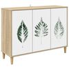 vidaXL Buffet HANAU Sonoma 102 x 33 x 75 cm Derivados de Madeira