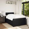vidaXL Cama boxspring com colchão 120x190 cm veludo preto