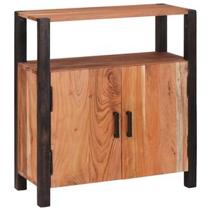 vidaXL Buffet Castanho 70 x 30 x 75 cm Madeira S&oacute;lida de Ac&aacute;cia