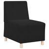 vidaXL Poltrona sem bra&ccedil;os 55 cm veludo preto