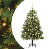 vidaXL &Aacute;rvore de Natal Artificial Articulada com Cones Verde 120 cm