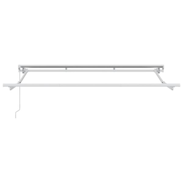 vidaXL Toldo Retr&aacute;til Manual Borgonha 3 x 2,5 m