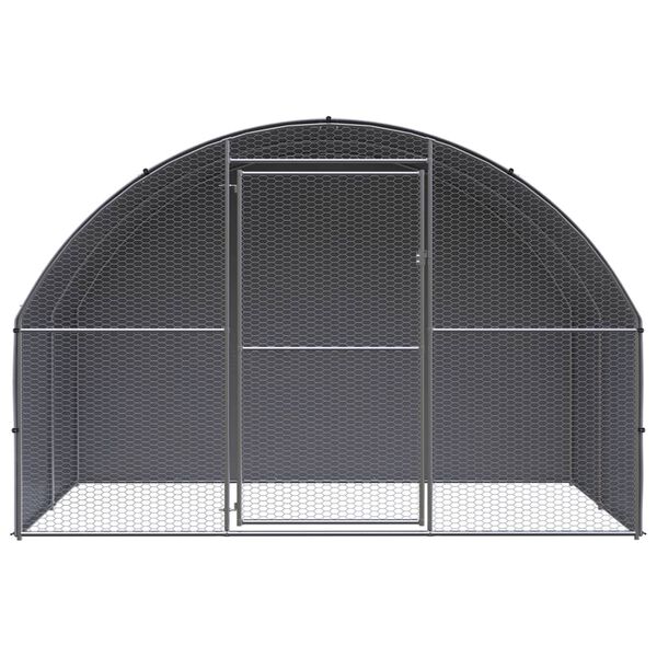 vidaXL Galinheiro de exterior 3x2x2 m a&ccedil;o galvanizado
