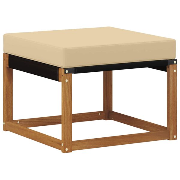 vidaXL Conjunto de Sof&aacute;s para Exterior 6 pcs Natural e Bege