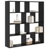 vidaXL Gabinete de Livros Carvalho Preto 132 x 29 x 141,5 cm