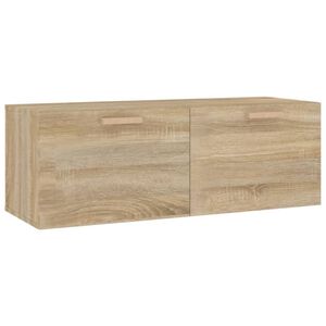 vidaXL Arm&aacute;rio parede 100x36,5x35cm derivados madeira carvalho sonoma