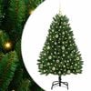 vidaXL &Aacute;rvore de Natal Articulada Artificial Verde 150 cm PVC e A&ccedil;o