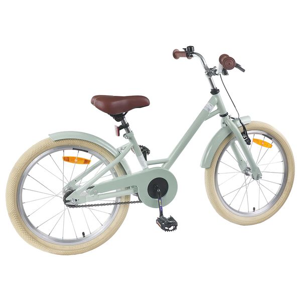 vidaXL Bicicleta Infantil 20 Polegadas para 6-11 Anos Verde Claro