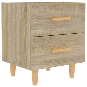 vidaXL Mesa de cabeceira 40x35x47,5 cm cor carvalho sonoma