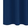 vidaXL Cortinas Blackout com Argolas 2 pcs Azul Escuro 260 x 140 cm