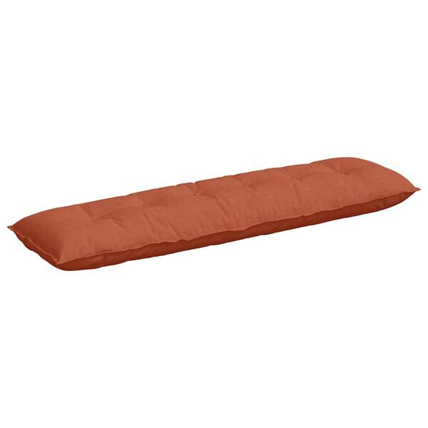 vidaXL Travesseiro para Costas Laranja Vermelho 180 x 50 cm