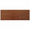 vidaXL Soleira de Janela Madeira Marrom 160 x 50 x 4,5 cm PVC