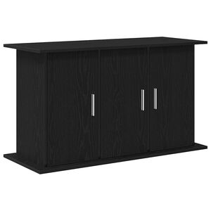 vidaXL Suporte para aqu&aacute;rio carvalho preto 101x41x58 cm madeira projetada