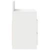 vidaXL Mesa de cabeceira com 2 gavetas 40x33x60 cm branco